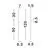 Aplica LED Nova Luce Tien, 20W, 3000K, L120 cm, negru, IP44