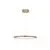Pendul LED Nova Luce Empatia, 35W, alama antica, dimabil
