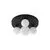Plafoniera Nova Luce Edem, 4xG9, alb opal-negru