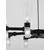 Pendul Nova Luce Century, 20xG9, alb opal-negru mat