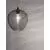 Pendul Nova Luce Evleen, 1xE27, abajur mare,gri-negru