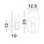 Aplica Nova Luce Royal, 1xE27, auriu