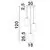 Pendul Nova Luce Chrysi, 3xE14, D48 cm, Hmax 120 cm, alama, alb