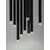 Pendul LED Nova Luce Dandia, 61W, negru, dimabil