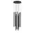 Pendul LED Nova Luce Dandia, 61W, negru, dimabil