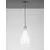Pendul Nova Luce Livtar, 1xE27, alb satinat