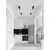 Plafoniera Nova Luce Orson, 2xGU10 max. 10W, L280 mm, H97 mm, negru, IP44