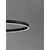 Pendul LED Nova Luce Elgema, 80W, negru nisipiu, dimabil, telecomanda