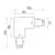 Element de conectare intermediar "L" pentru sina clasica ACB Track 3-Phase, R, negru