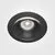 Spot fix LED Maytoni Yin, 12W, 4000K, TRIAC, incastrat, negru