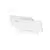 Aplica LED AZzardo Clover, 12W, 3000K, dreptunghi, alb