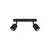 Plafoniera Nova Luce Orson, 2xGU10 max. 10W, L280 mm, H97 mm, negru, IP44