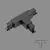 Element de conectare intermediar "T" pentru sina clasica ACB Track 3-Phase, L 1, negru