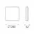 Plafoniera LED ACB Square, 24W, 3000-4000-6500K, D280 mm, alb, switch, senzor de miscare, IP54