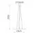 Kit suspendare ACB Lisboa, D80 cm, H250 cm, negru, On-Off / Triac