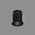 Spot LED pentru mobila ACB Dot, 3W, negru