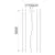 Kit suspendare ACB, D10 cm, H300 cm, alb, Dali