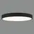 Plafoniera LED ACB Isia Pro, 100W, 3000K, negru, dimabil Dali/Push