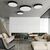 Plafoniera LED ACB Isia Pro, 50W, 3000K, negru