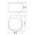 Aplica LED ACB Ania, 12W, antracit