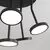 Plafoniera LED ACB Corvus, 42W, 3000K, negru
