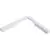 Corp de iluminat pe sina magnetica pentru colt LED AZzardo Saga, 24W, 4000K, orizontal, alb