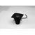 Spot fix incastrat AZzardo Romolo S, 1xGU10, patrat, negru, IP65