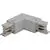 Element de conectare pentru sina AZzardo Track 3-Line, R, forma L, alb