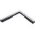 Corp de iluminat pe sina magnetica pentru colt LED AZzardo Saga, 24W, 3000K, orizontal, negru