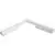 Corp de iluminat pe sina magnetica pentru colt LED AZzardo Saga, 24W, 4000K, orizontal, alb