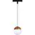 Pendul LED pe sina magnetica AZzardo Alfa Elsa, 7W, auriu