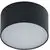 Spot fix LED aplicat AZzardo Monza R Top, 10W,4000K, negru, rotund, IP20
