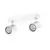 Plafoniera tip spot mobil aplicat AZzardo Exo, 2xGU10, alb, rotund, IP20
