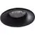 Spot fix incastrat AZzardo Adamo Midst, 1xGU10, negru mat, rotund, IP20