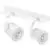 Plafoniera tip spot mobil aplicat AZzardo Bross Arm, 2xGU10, alb, rotund, IP20