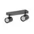 Plafoniera tip spot mobil aplicat AZzardo Exo, 2xGU10, negru, rotund, IP20