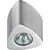 Spot fix aplicat AZzardo Dario, 1xGU10, aluminiu, triunghi, IP20