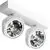 Plafoniera tip spot AZzardo Jerry 2 12V, 2xG53 tip QR111, alb, rotund, IP20