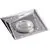 Spot fix incastrat AZzardo Mira, 1xGU10, crom, patrat, IP20