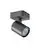 Spot mobil aplicat AZzardo Exo, 1xGU10, negru, rotund, IP20