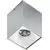 Spot fix aplicat AZzardo Hugo, 1xGU10, aluminiu, patrat, IP20