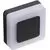 Aplica LED AZzardo Enok Square, 9W, 3000K, capac magnetic, negru, IP54