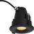 Spot fix incastrat AZzardo Romolo R, 1xGU10, rotund, negru, IP65