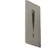 Spot LED pentru trepte/pardoseli incastrat AZzardo Raggio, 3W, nichel satinat, dreptunghi, IP54