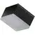 Spot fix aplicat LED AZzardo Apulia S, 10W, 3000K, negru, IP54