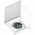 Spot fix aplicat AZzardo Tonio, 1xGU10, alb, patrat, IP54