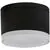 Spot fix aplicat LED AZzardo Apulia R, 10W, 3000K, negru, IP54