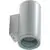 Aplica AZzardo Joe Wall 2, 2xGU10, alb, rotund, IP54