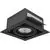 Spot mobil incastrat AZzardo Nova, 1xGU10 tip ES111, negru, patrat, IP20