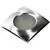 Spot fix incastrat AZzardo Ezio, 1xGU10, crom, patrat, IP54